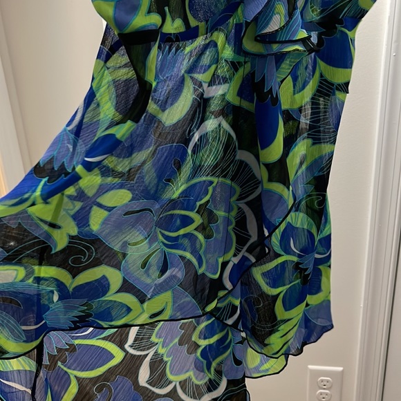 B. Street Colorful Spaghetti Strap With High Low Hem - Picture 14 of 14